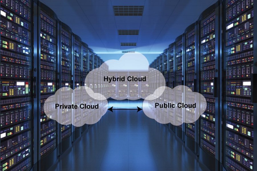 Diverse zakelijke cloudoplossingen